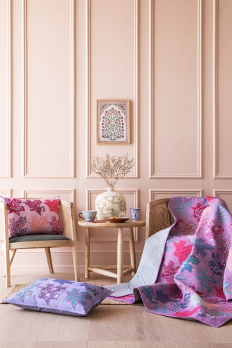 Tilda Patchwork Stoff Baumwolle - Hibernation - Sleepybird-Mulberry